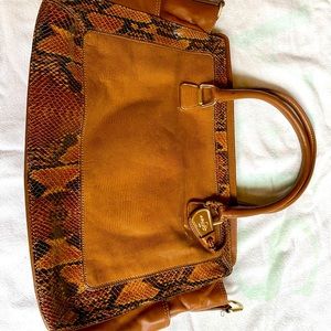 Cole Haan crocodile leather purse